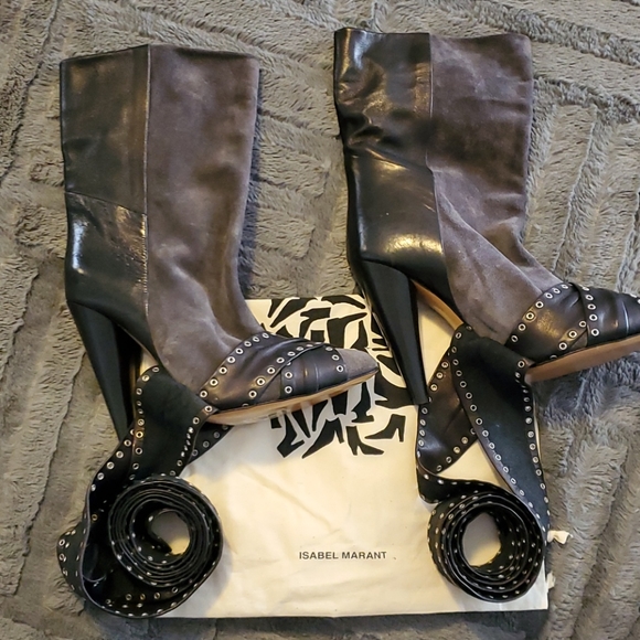 Isabel Marant show Carnation Allen boots - Picture 5 of 10